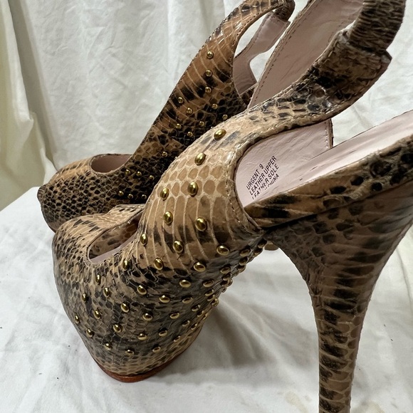 Zi Giny Animal Print Platform Amazingly Stunning And Sexy. WOW Beautiful! Size 9 - Picture 7 of 16